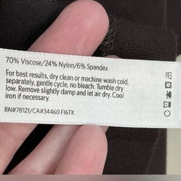 Eileen Fisher Long Brown Blazer Jacket Single Button Closure Sz Lg * Altered * - Picture 5 of 6